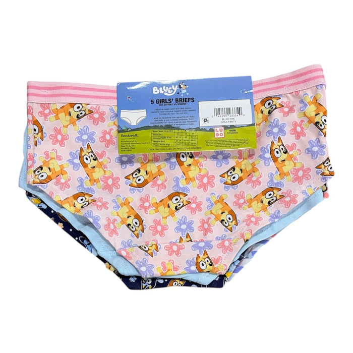 Handcraft Girl's Soft & Breathable Cotton Spandex Character Briefs, 5pk