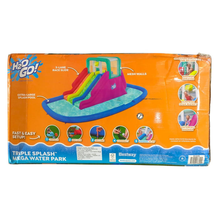 H2OGO! Triple Splash 8'9" Inflatable Water Park