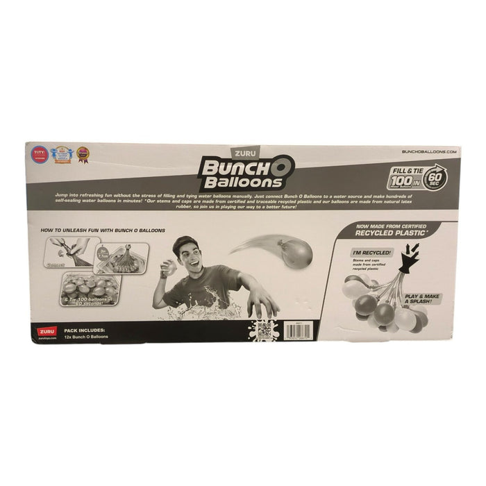 Zuru Bunch O Balloons 400+ Rapid-Fill Self-Tying Water Balloons, 12 Stems