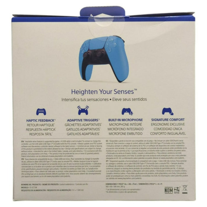 Sony PS5 DualSense Wireless Controller, Starlight Blue
