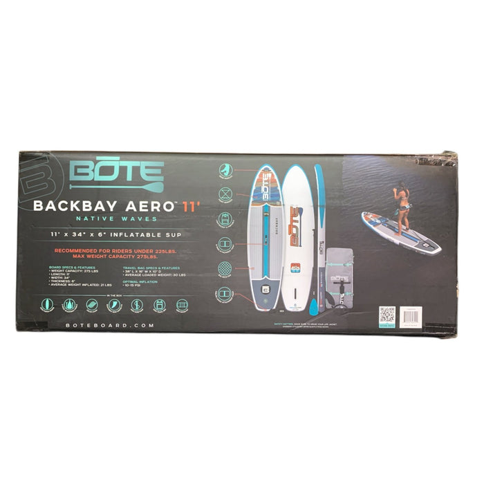 BOTE Backbay Aero 11' Native Waves Inflatable Stand-Up Paddleboard