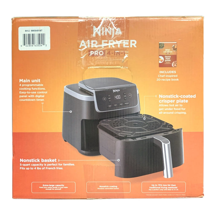 Ninja Air Fryer Pro 4-in-1, 5-Quart Capacity, Model AF141