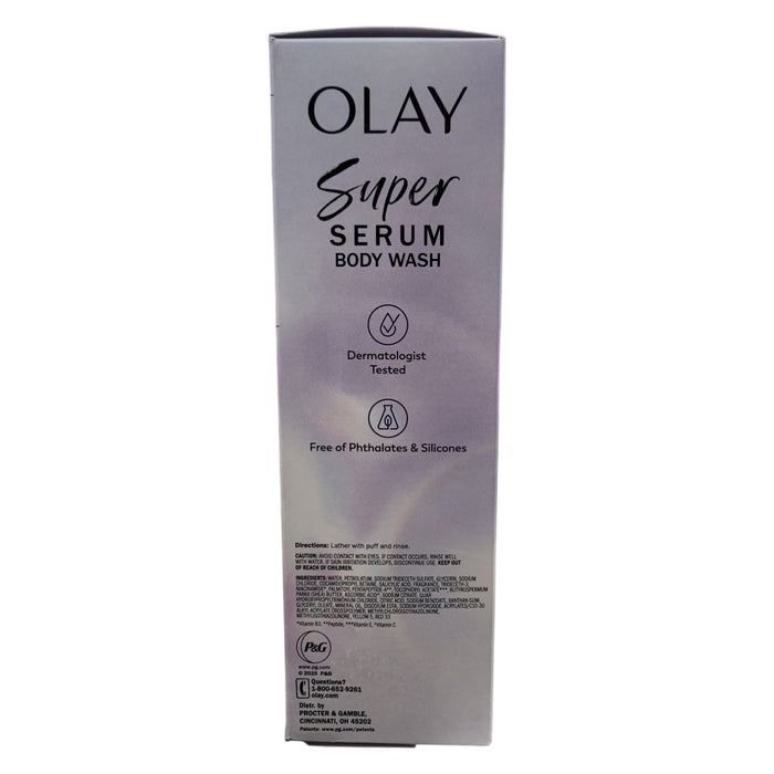 Olay Super Serum Body Wash, 24/7 Hydration for Dry Skin, 20 fl. oz., 2 pack