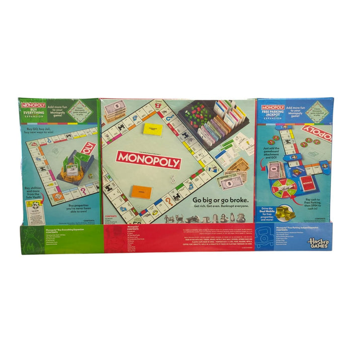 Hasbro Classic Monopoly Board Game Expansion Bundle
