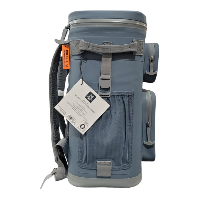 Member's Mark 24 Can Waterproof Backpack Cooler, Ice Cold up to 2.5 Days, Blue
