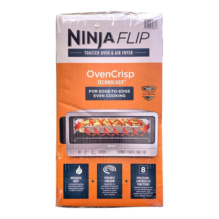 Ninja Flip Toaster Oven & Air Fryer, 8-in-1 Functionality, OvenCrisp Technology