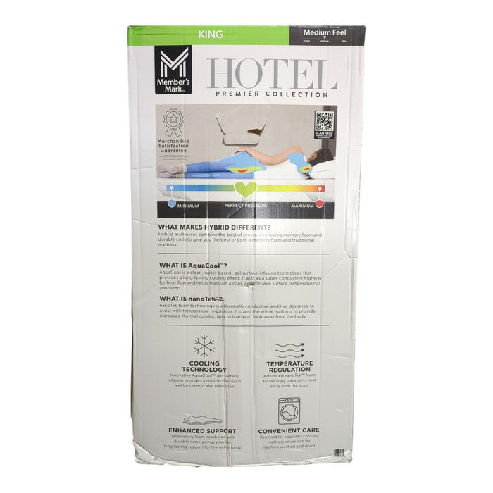 Member's Mark Hotel Premier 14" Hybrid Mattress, Medium