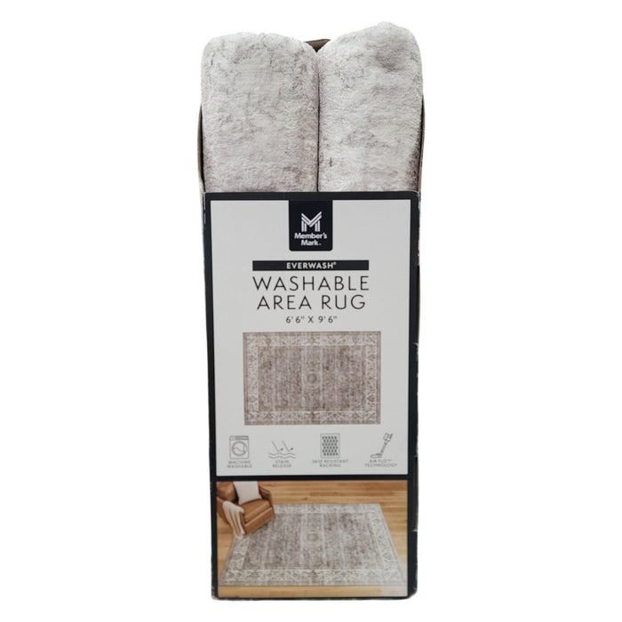 Member's Mark Everwash Washable Area Rug, 6'6"x 9'6"