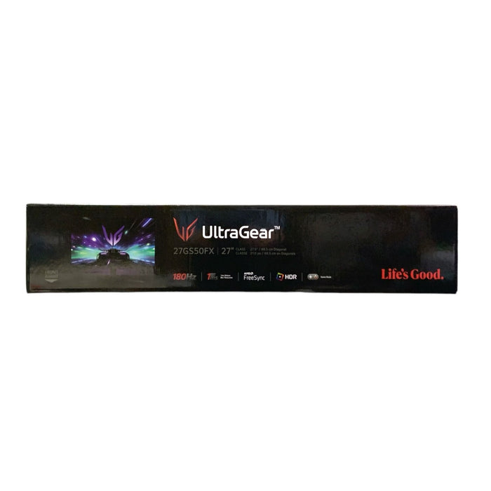 LG 27-Inch UltraGear FHD 180Hz 1ms Gaming AMD FreeSync Monitor, 27GS50FX-B
