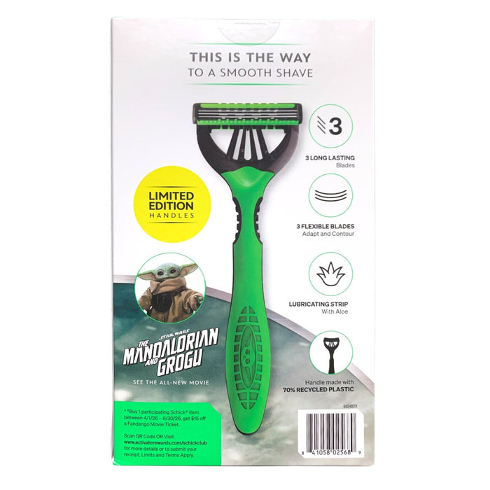 Schick Xtreme3 Disposable Razors for Men, 20 ct., The Mandalorian and Grogu