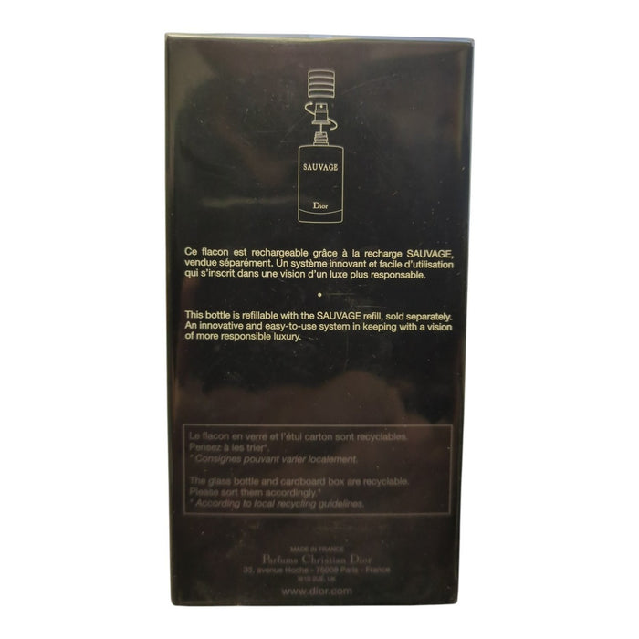 Dior Sauvage Eau De Parfum Spray For Men, 3.4 Ounce