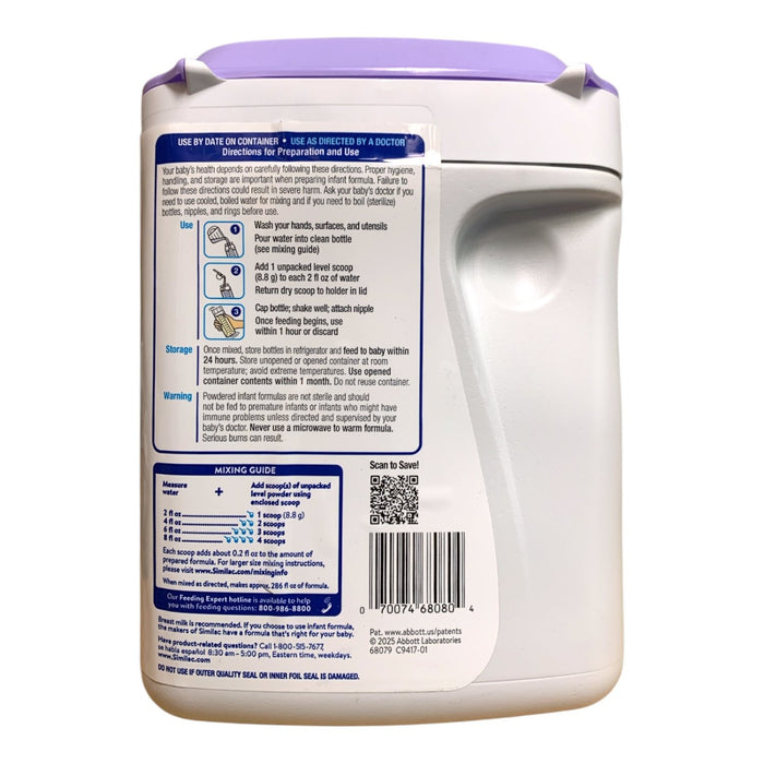 Similac 360 Total Care Gentle Comfort Infant Formula, 40 oz.