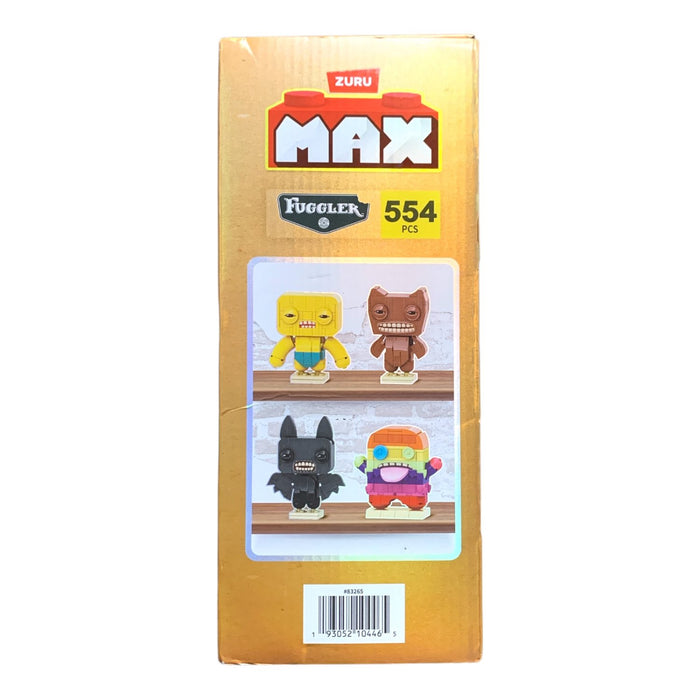 Zuru MAX 554-Piece Premium Fuggler Surprise Building Brick 4-Pack Collection