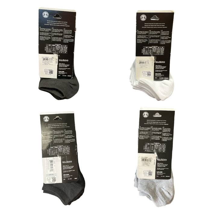 Under Armour Women's UA Big Logo Essential No Show Sock (6 pair)