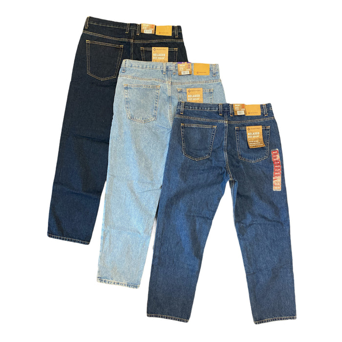 Member's Mark Men's Heavy Weight Denim Relaxed Fit 5-Pocket Jeans