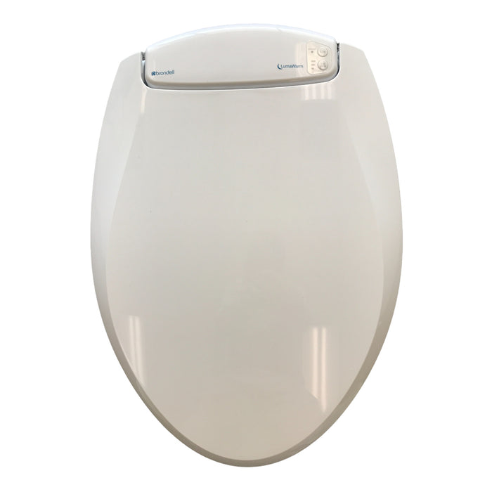 Brondell LumaWarm Heated Nightlight Toilet Seat - Elongated, White
