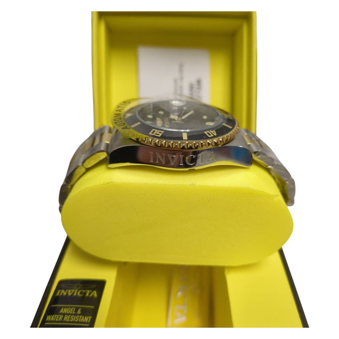 Invicta Men's Pro Diver Automatic 44mm Stainless Steel Watch, Black Dial, 36973