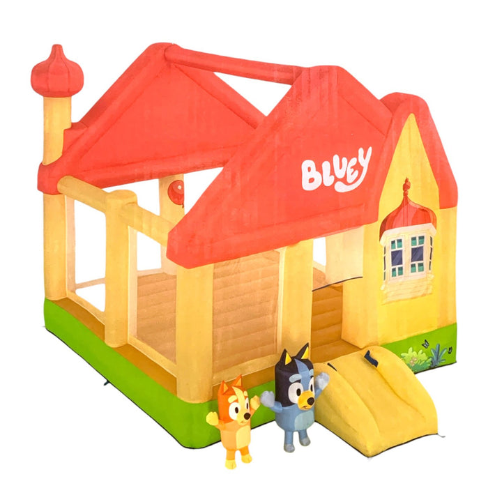 Bestway Officially Licensed Bluey's Mega Bouncy House Inflatable with Slide, 3+
