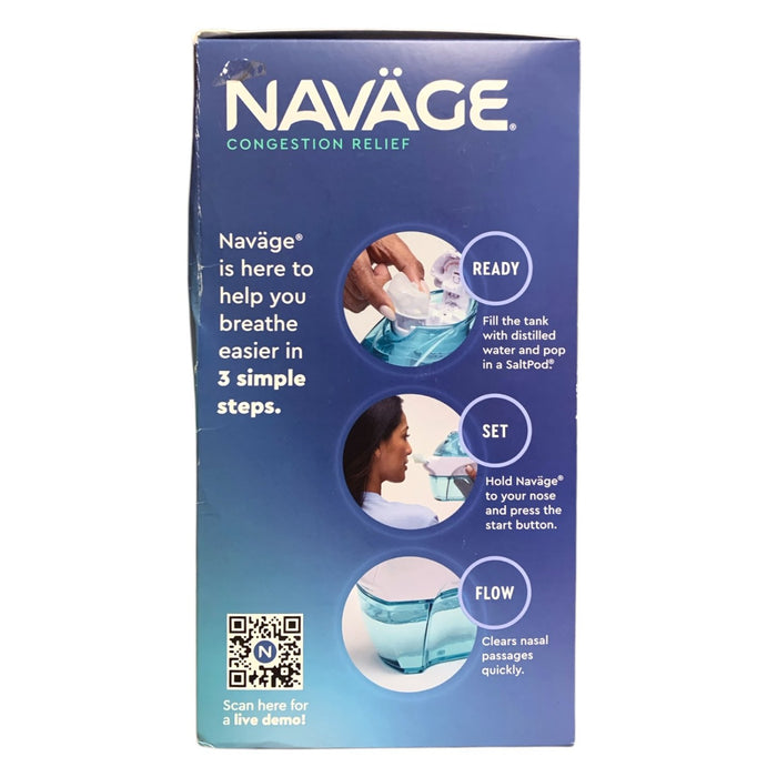 Navage Congestion Relief Saline Nasal Irrigation Device, Multi-User Bundle