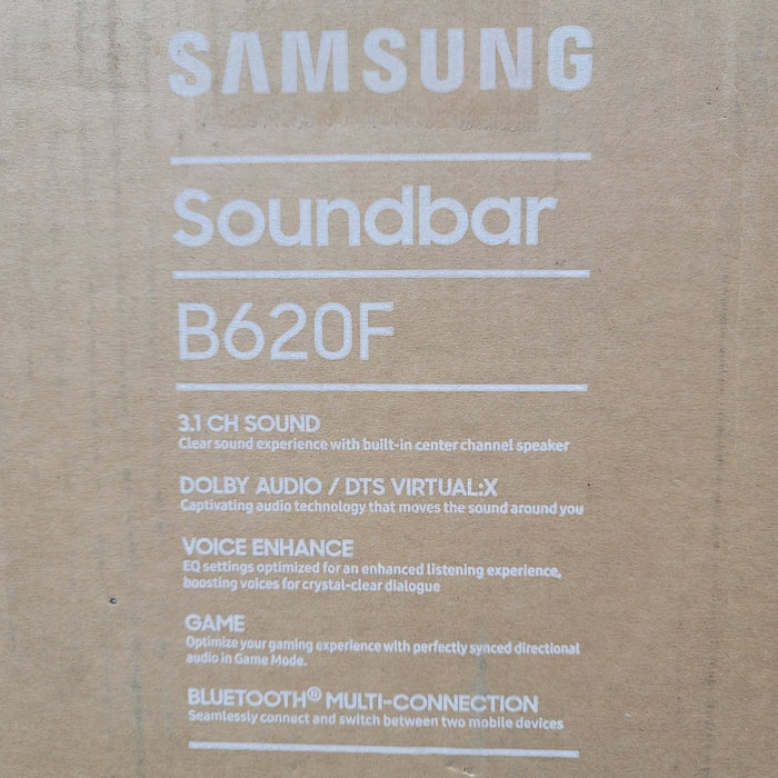 Samsung HW-B620F 3.1 Channel Soundbar with Subwoofer Black, Dolby Audio/DTS