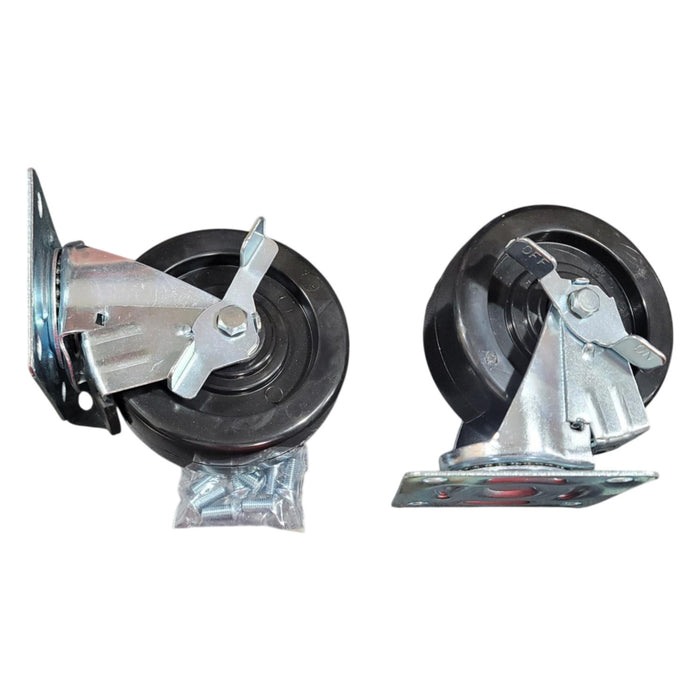 Seville Classics UltraHD 5-Inch Swivel Wheels (Set of 2)