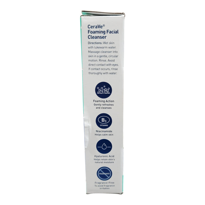 CeraVe Foaming Facial Cleanser, Normal to Oily Skin, 12 fl. oz., 2 pk.