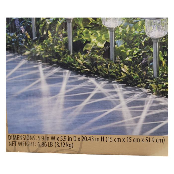 Member's Mark Outdoor LED Solar Path Lights, 10 Lumens, 6-Pack