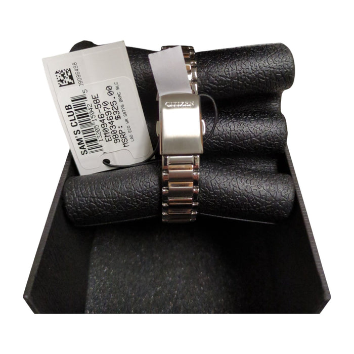 Citizen Women's Eco-Drive Crystal Accented Stainless Steel Watch, EM0946-58E