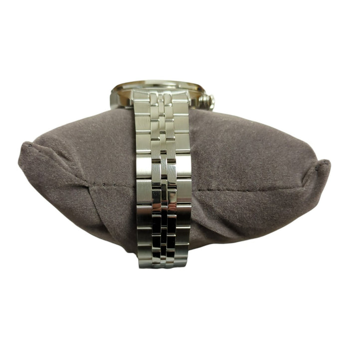 Bulova Stainless Steel Chronograph Watch, 42mm, Grey Dial, 96B372