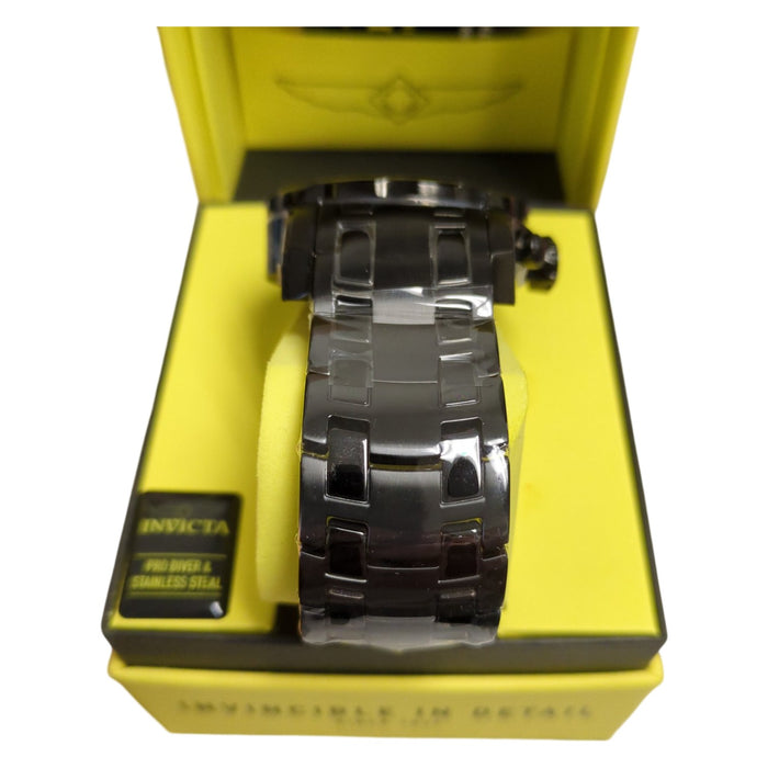 Invicta Pro Diver Scuba Quartz Chronograph Black Bracelet Mens Watch, 48mm
