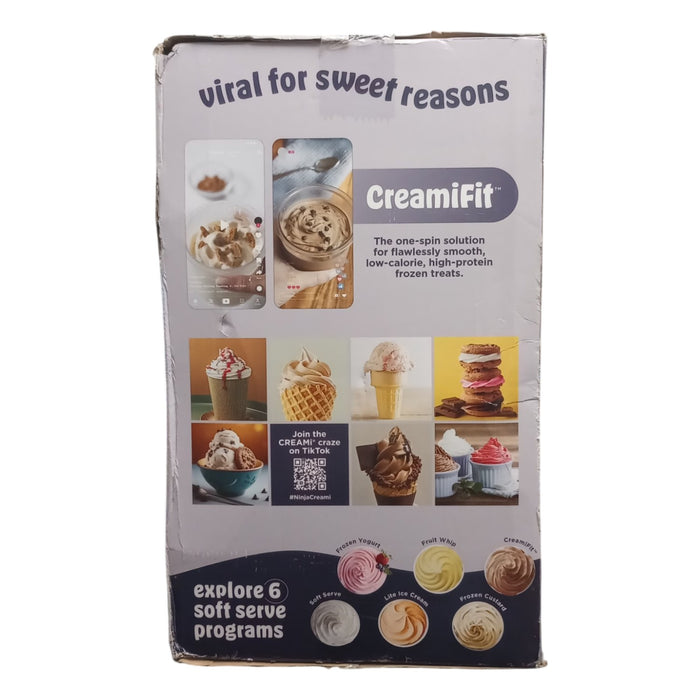 Ninja CREAMi Scoop & Swirl Ice Cream & Soft Serve Maker, 13 One-Touch Programs