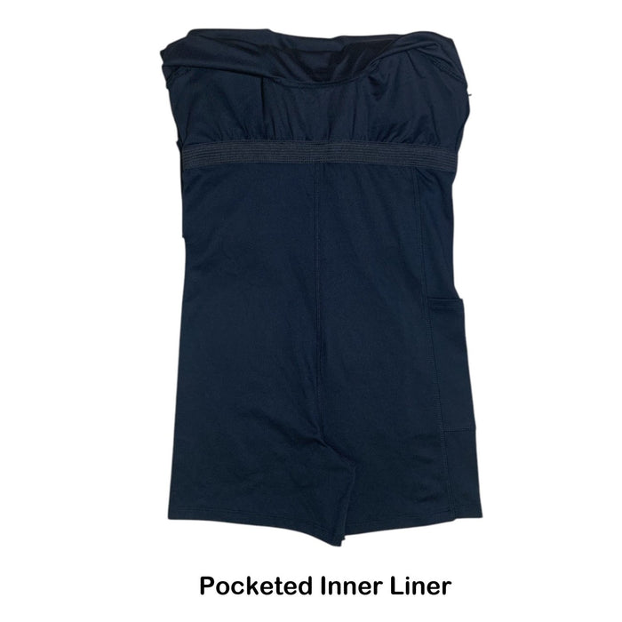 GapFit Women's Active Tank Dress, Square Neckline with Pocketed Inner Liner