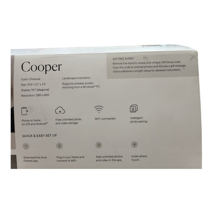Aura Home 10.1" Cooper Digital Photo Frame