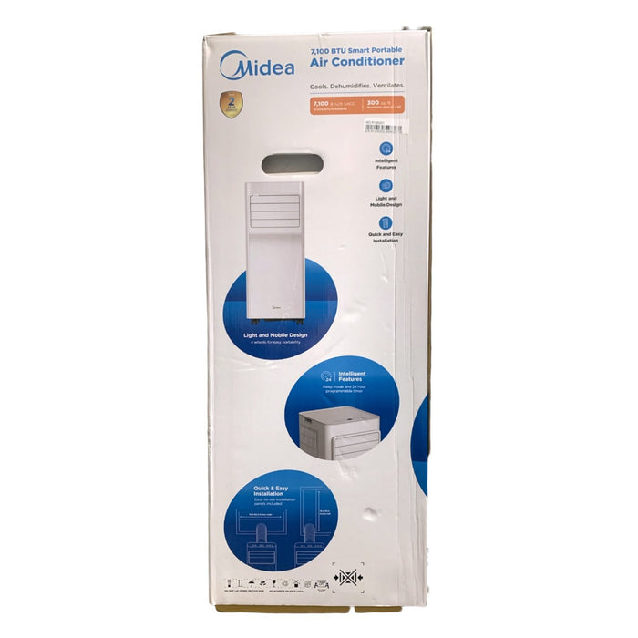 Midea 7,100 BTU Smart Portable Air Conditioner, For Spaces Up to 300 sq. ft.