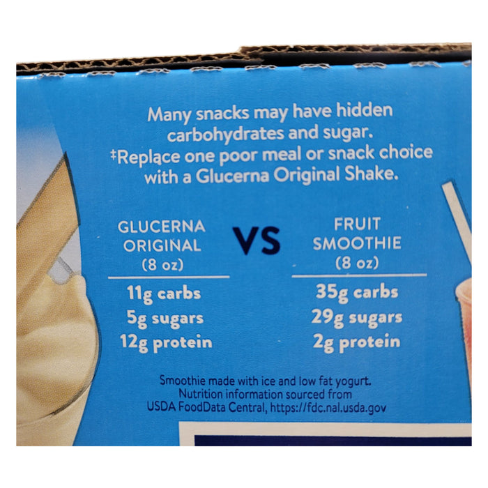 Glucerna 12g Protein Small Meal Replacement Shake, Homemade Vanilla 8 fl. oz.