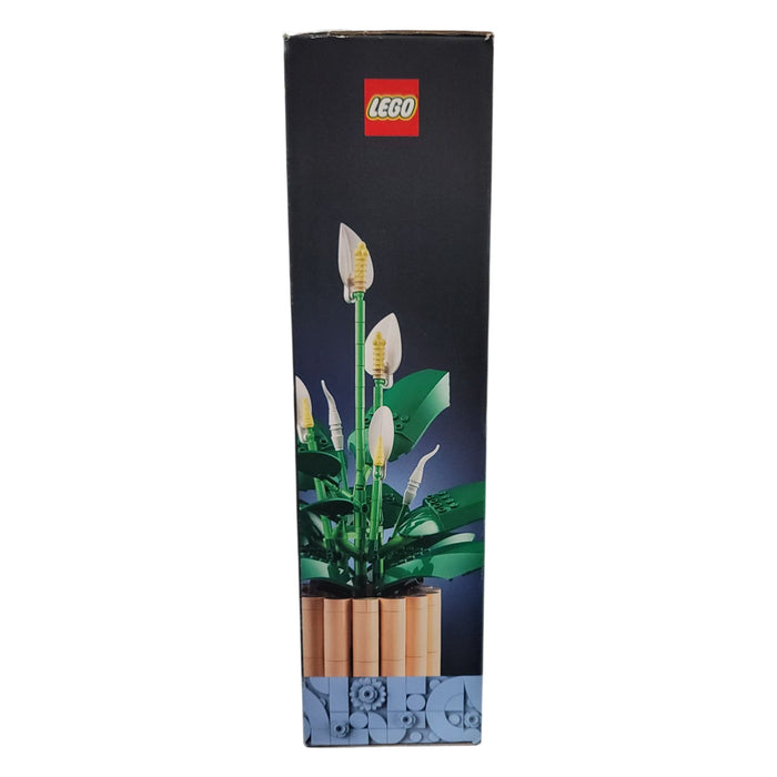 LEGO Botanicals Peace Lily Flower Room Decor Building Set, 474 pc.