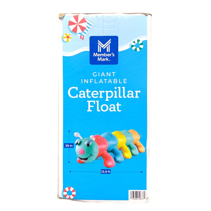 Member's Mark Giant Inflatable Caterpillar Float, Extra Large, 4-Person Capacity