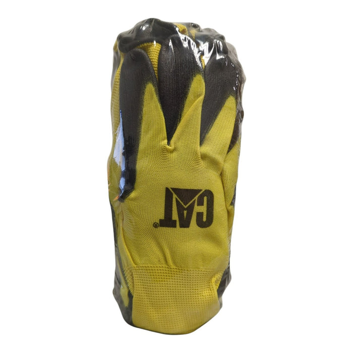 CAT Polyurethane Durable Abrasion Resistant Work Glove, 15-Pack