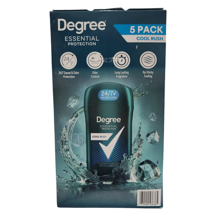 Degree for Men Cool Rush Deodorant, 2.6 oz., 5 pk.