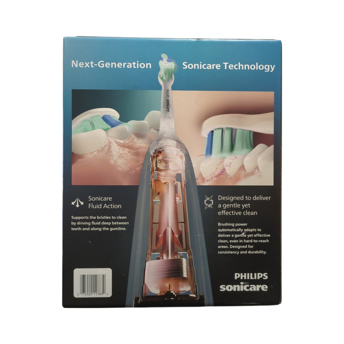 Philips Sonicare Total Clean Rechargeable Toothbrush, White and Black, 2 pk.