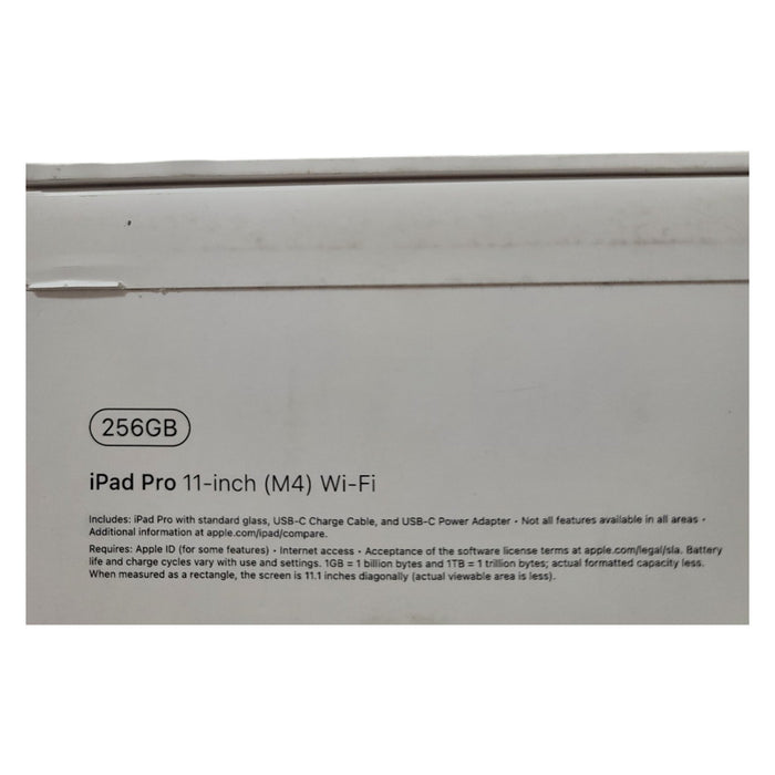 Apple iPad Pro 11" Wi-Fi with M4 Chip, 256GB, 5th Generation 2024 Model