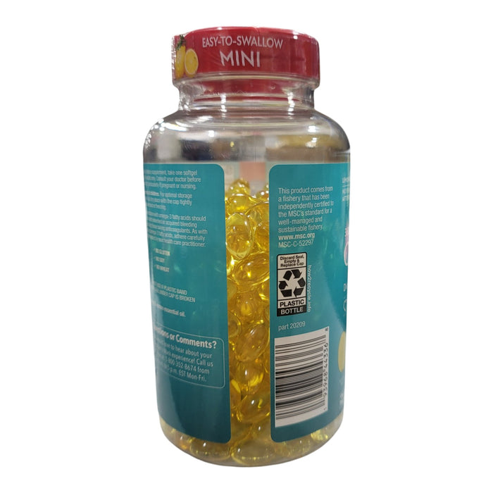Member's Mark 360mg Omega-3 from Fish Oil MINI Softgels, 300 ct.