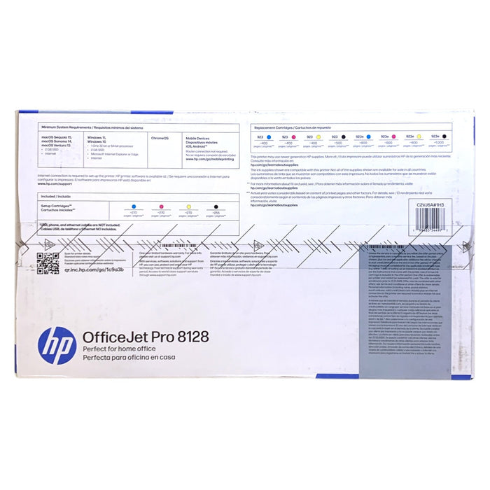 HP OfficeJet Pro 8128 Wireless All-in-One Inkjet Printer (C2VJ6A)