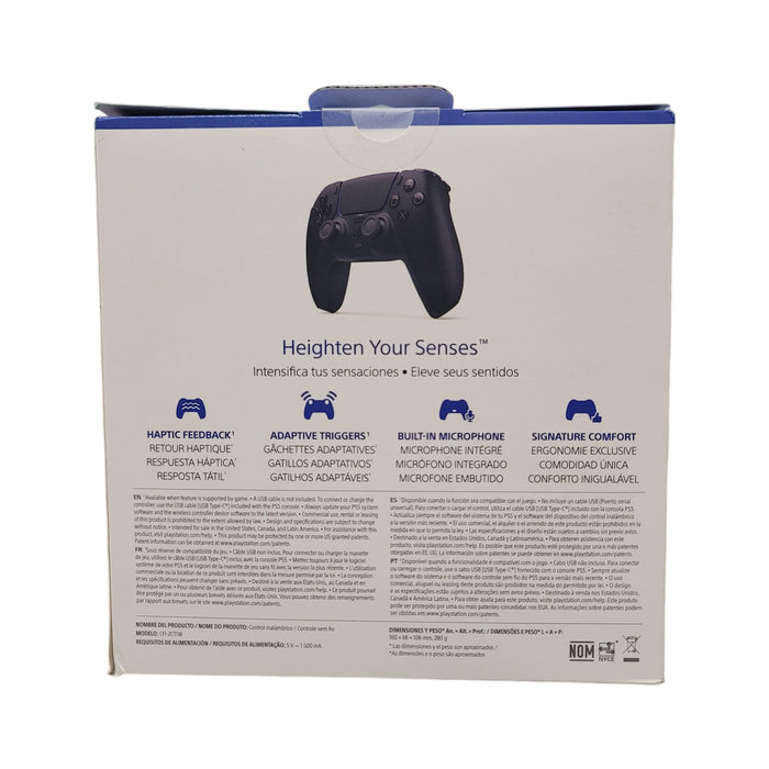 PlayStation DualSense Wireless Controller with Built in Mic - Midnight Black