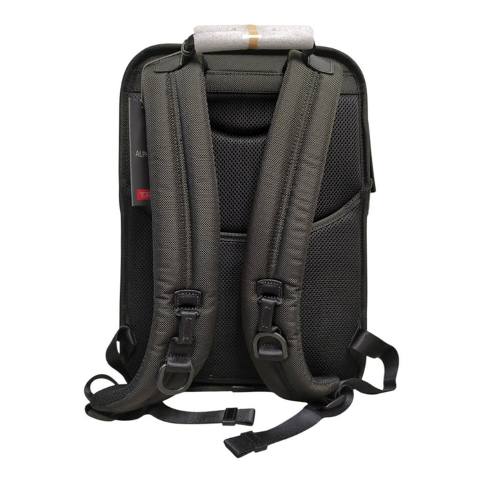TUMI Alpha 3 Slim Backpack Black Laptop Business Travel Bag, 117339-1041, Black