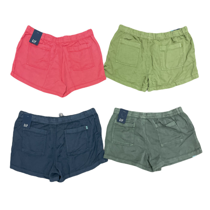 GAP Women's Soft Lightweight Drawstring Waist Pull-On Shorts w/ Pockets