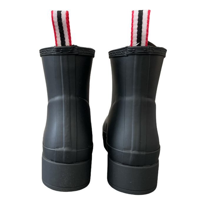 Hunter Women's Rubber Original Play Short Rain Boots, Black, Size 10