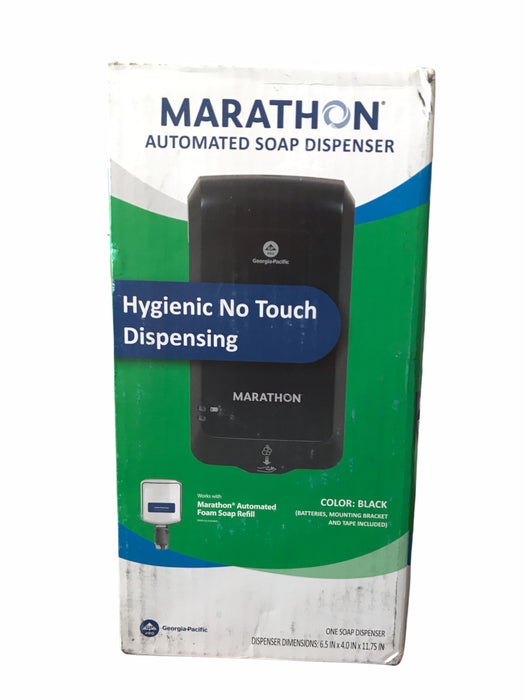 Marathon Automated No Touch Wall Soap Dispenser Black