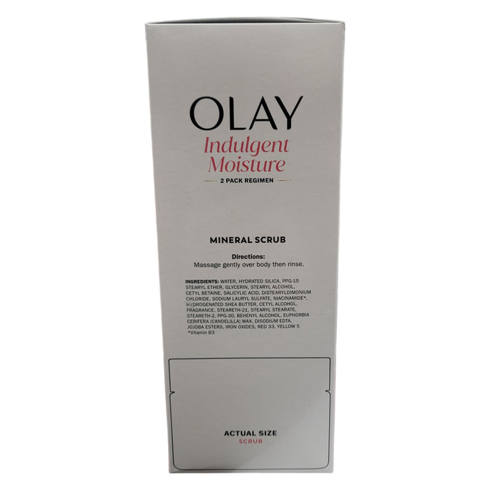 Olay Glowing Skin Indulgent Moisture Scrub + Bodywash Duo, 2 Pack 11oz./20oz.