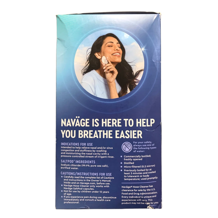 Navage Congestion Relief Saline Nasal Irrigation Device, Multi-User Bundle